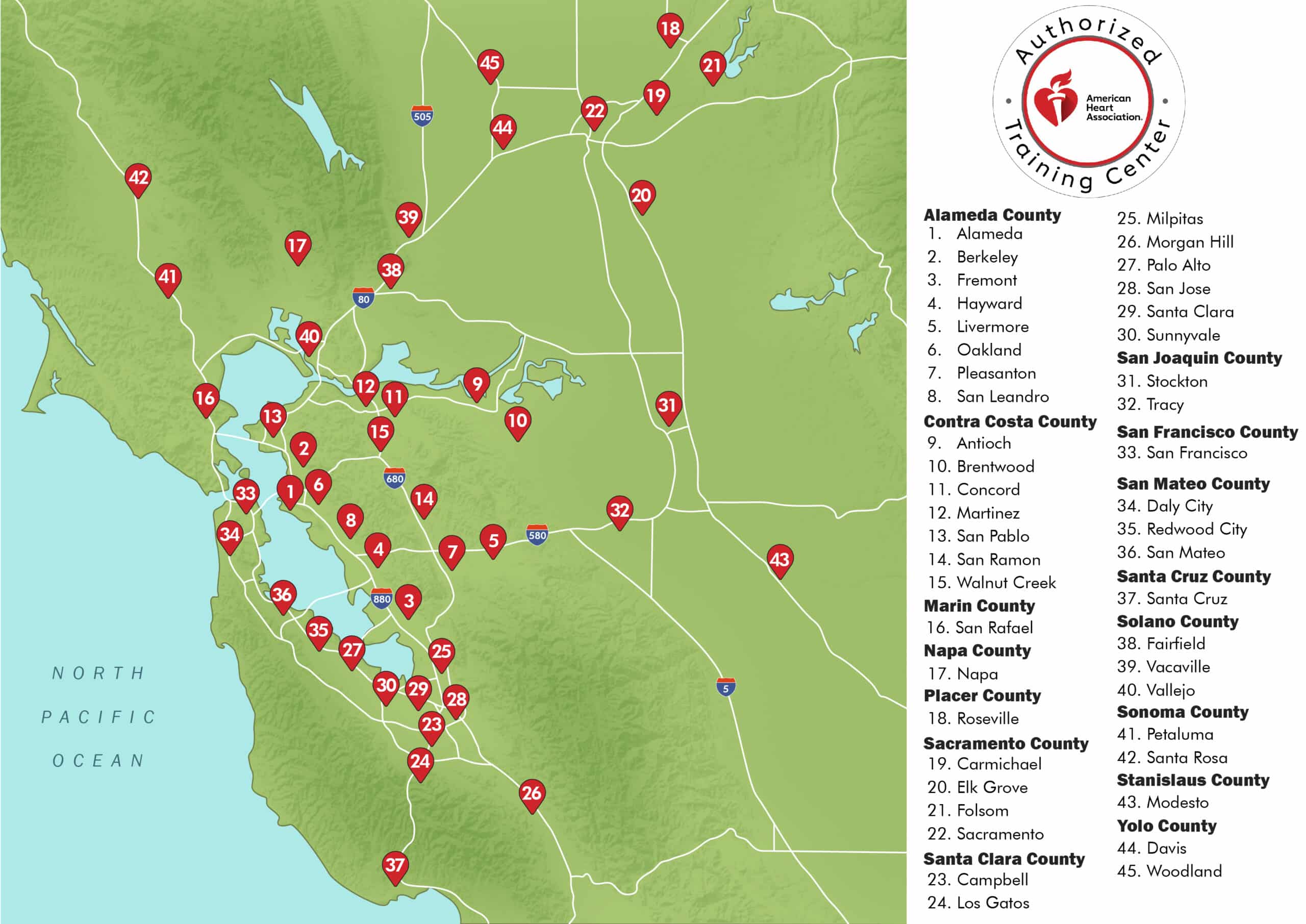 American Heart Association CPR Courses, Local CPR offices