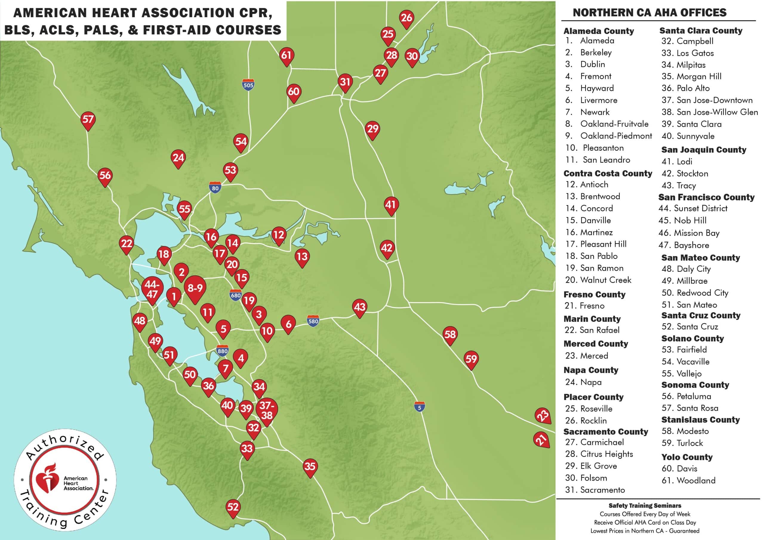 bay area cpr directory map landscape