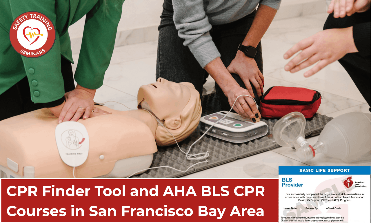 CPR Finder Tool and AHA BLS CPR Courses in San Francisco Bay Area