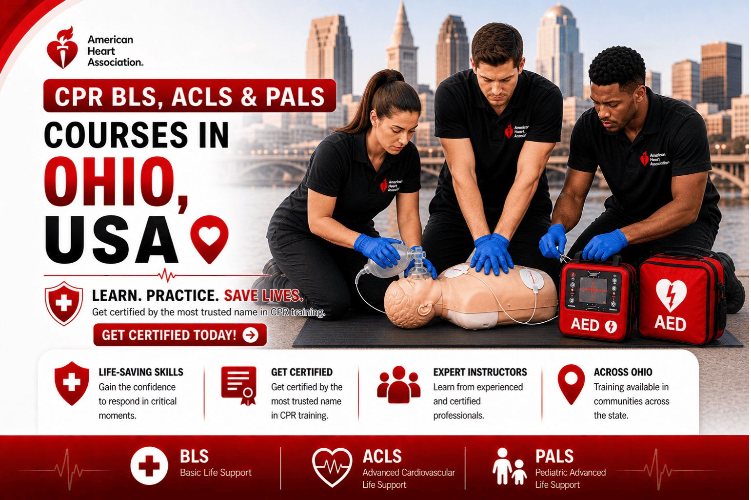 CPR BLS, ACLS & PALS Courses in Ohio