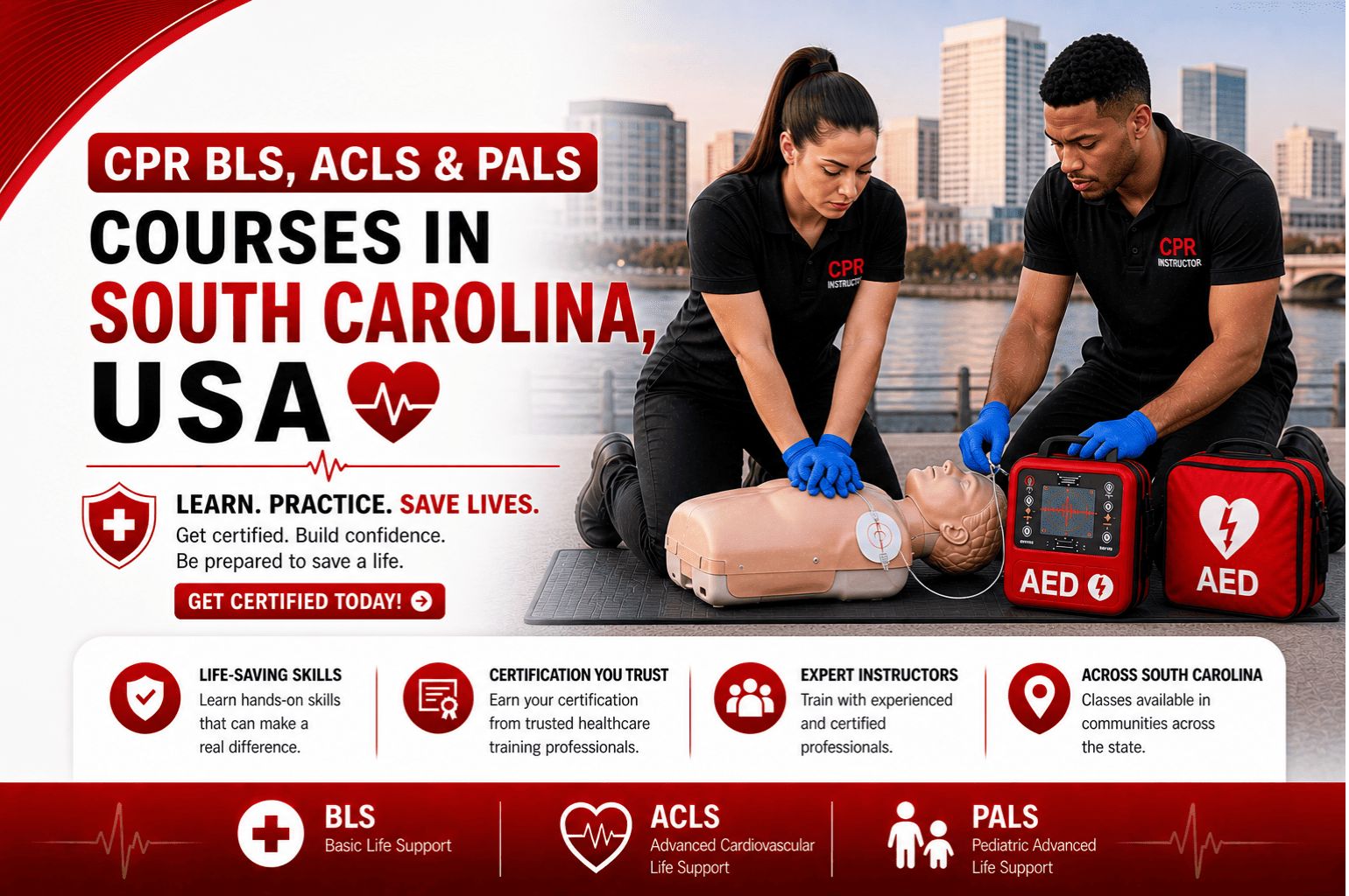 CPR BLS, ACLS & PALS Courses in South Carolina
