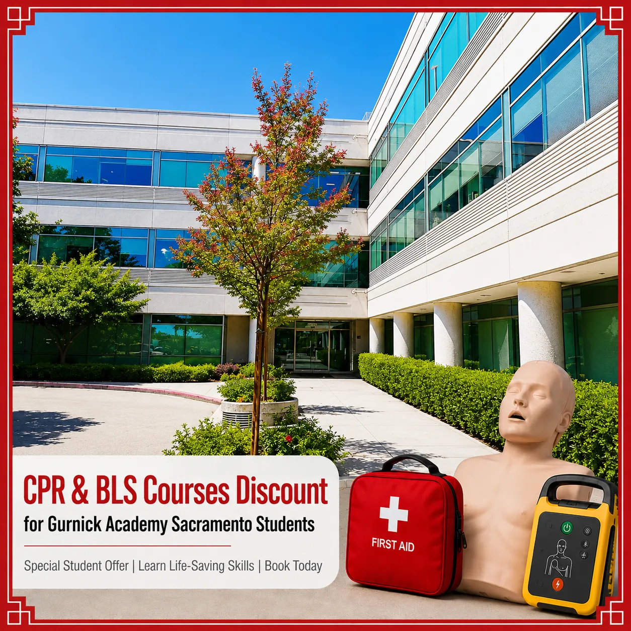 Gurnick Academy Sacramento Students Save $25 on CPR, BLS, ACLS & PALS Courses