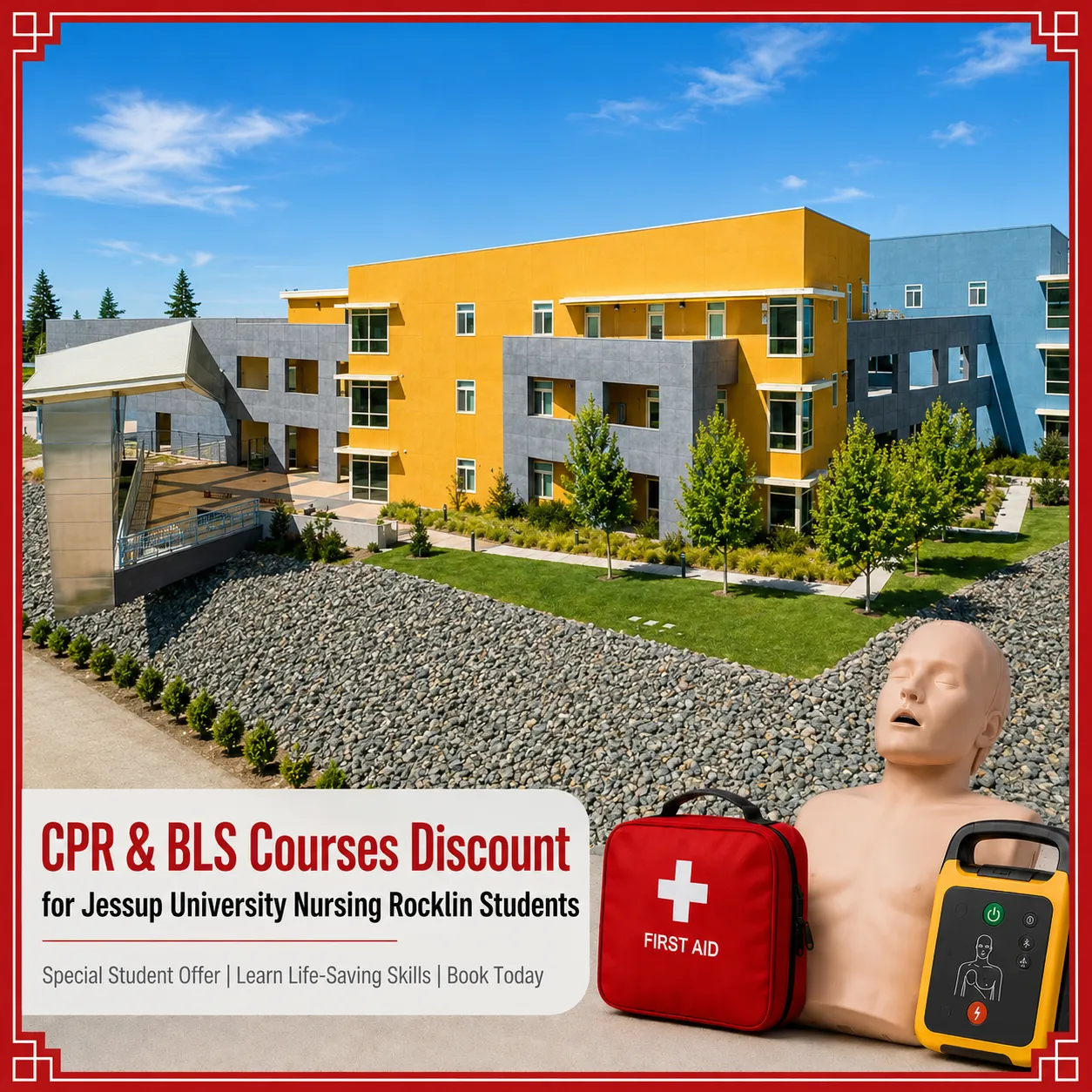Jessup University Nursing Rocklin Students Save $25 on CPR, BLS, ACLS & PALS Courses
