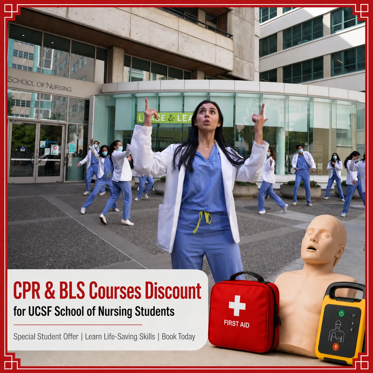 UCSF School of Nursing Students Save $25 on CPR, BLS, ACLS & PALS Courses