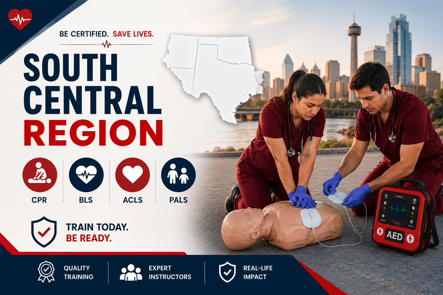 South Central USA CPR, BLS, ACLS & PALS Classes