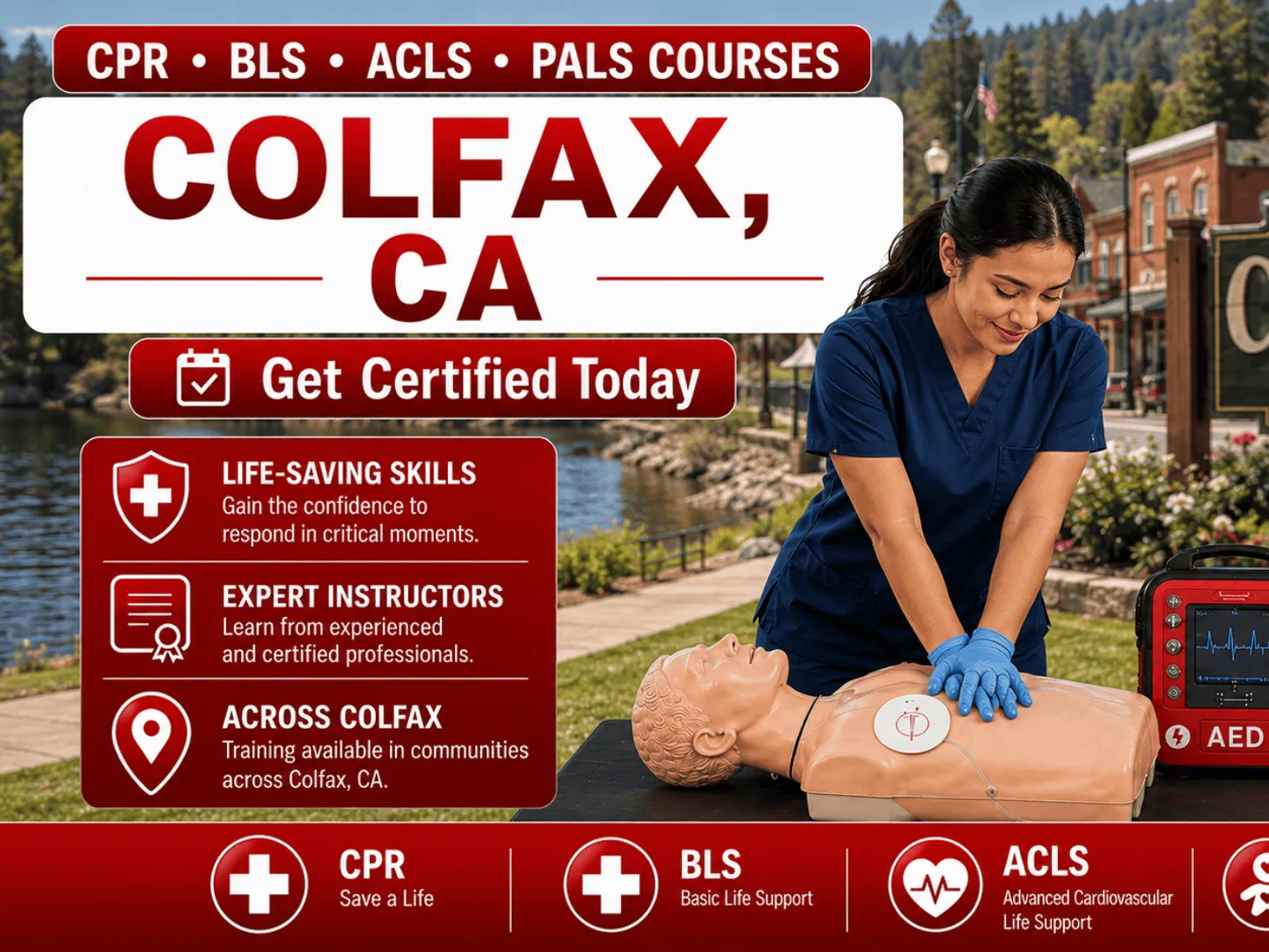 cpr bls courses in colfax ca