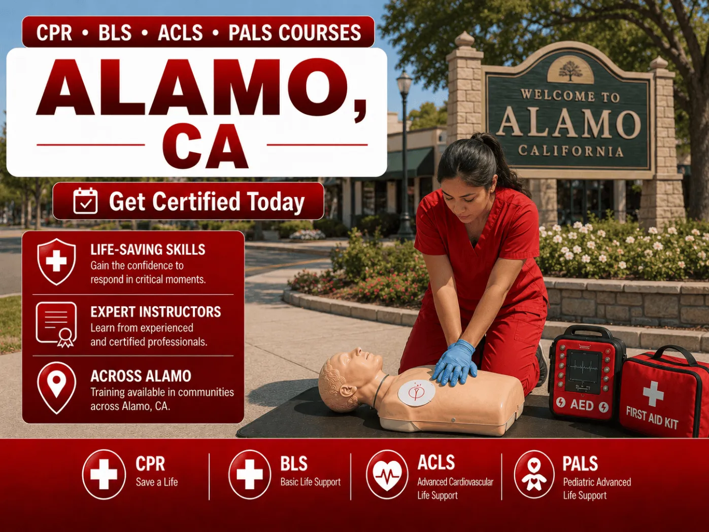 cpr bls certification courses in alamo ca