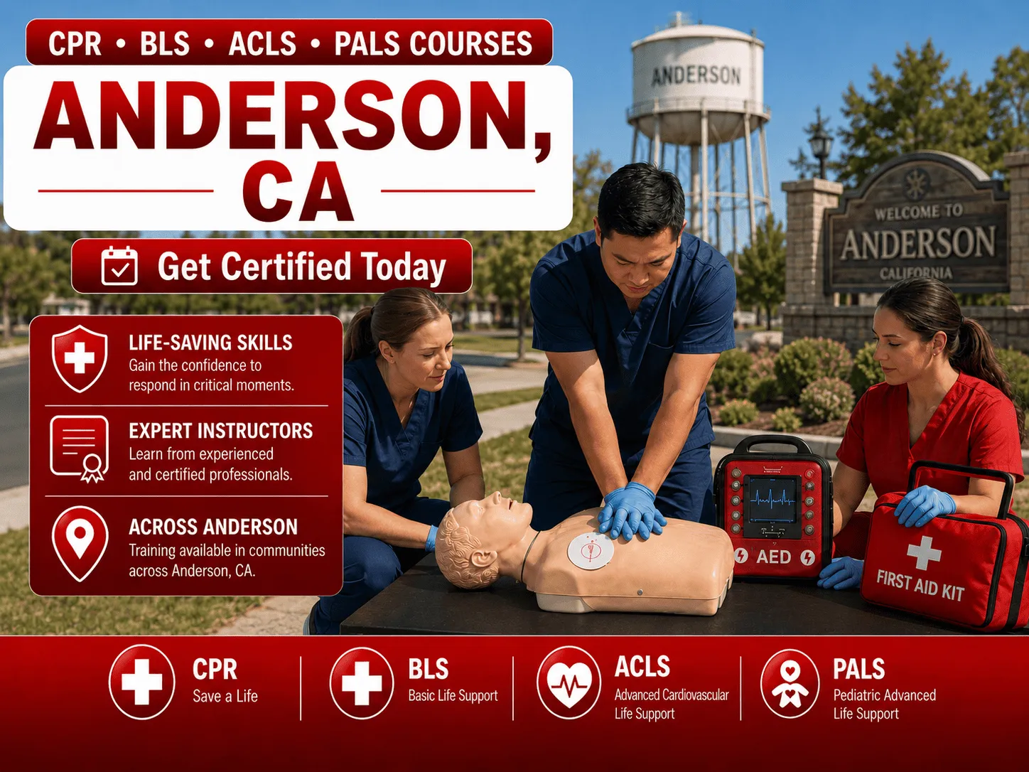 cpr bls certification courses in anderson ca