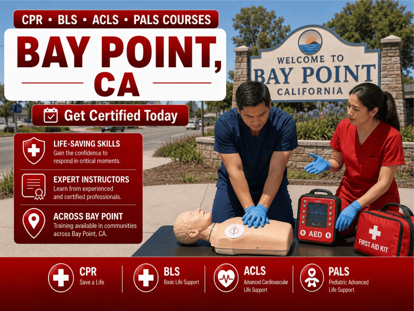 cpr bls certification courses in bay point ca