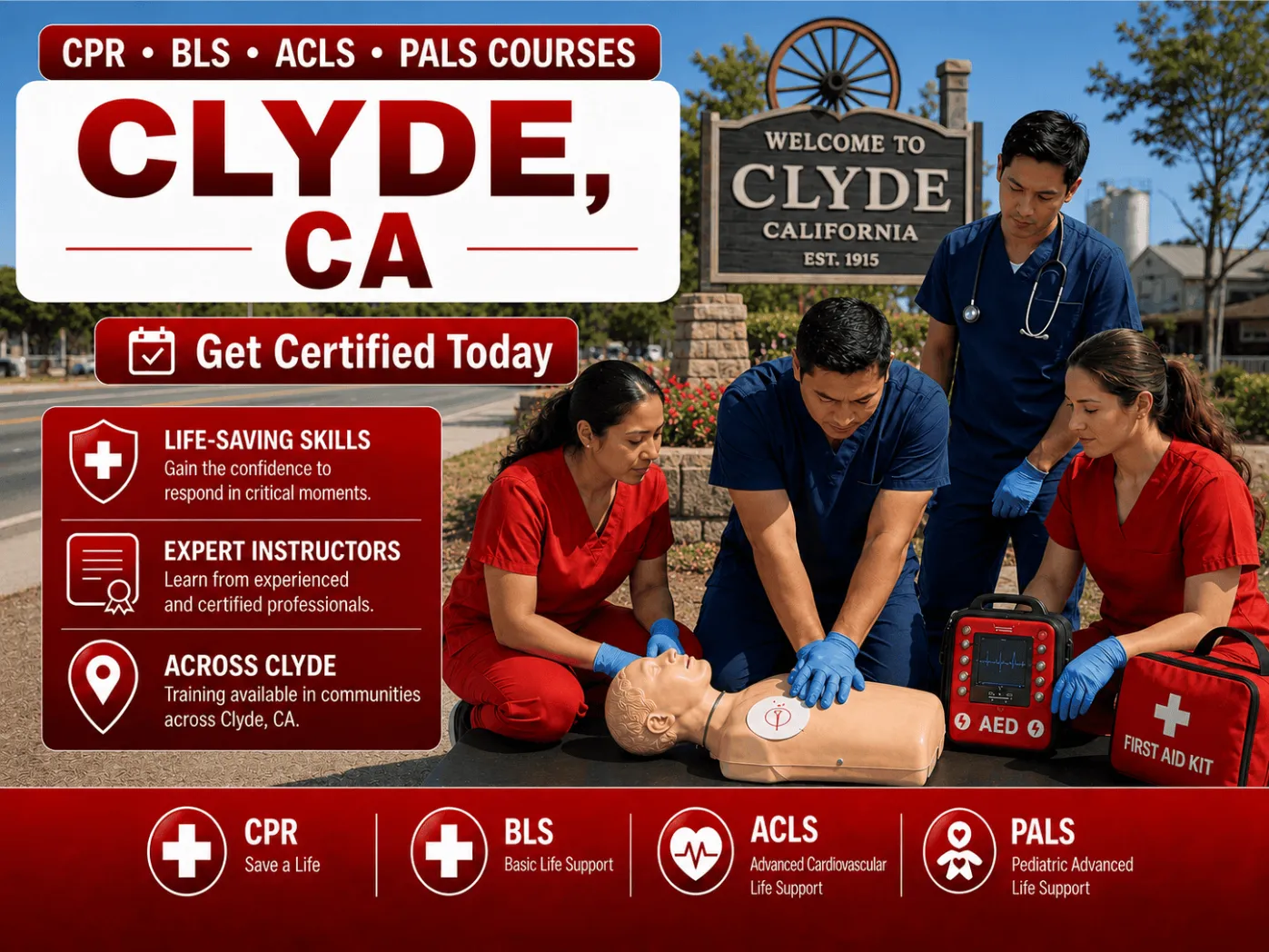 cpr bls certification courses in clyde ca
