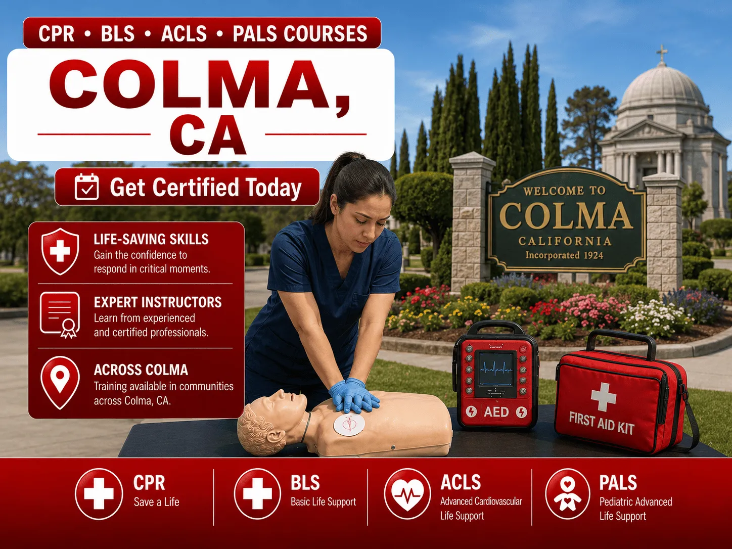 cpr bls certification courses in colma ca