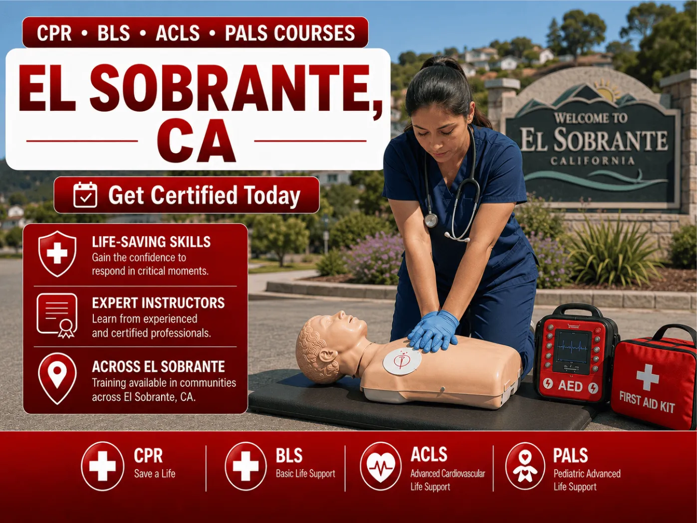 CPR, BLS, ACLS & PALS Certification Courses Near El Sobrante, CA