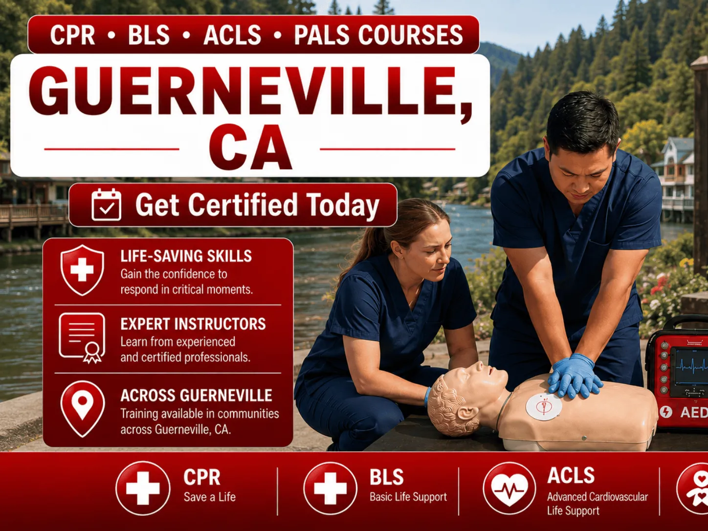 cpr bls certification courses in guerneville ca