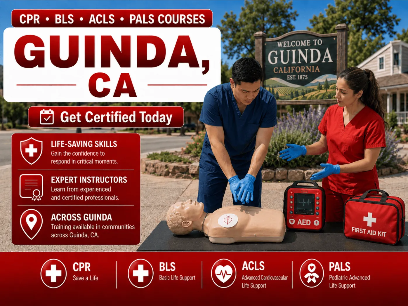 cpr bls certification courses in guinda ca