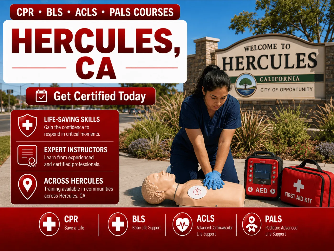 cpr bls certification courses in hercules ca
