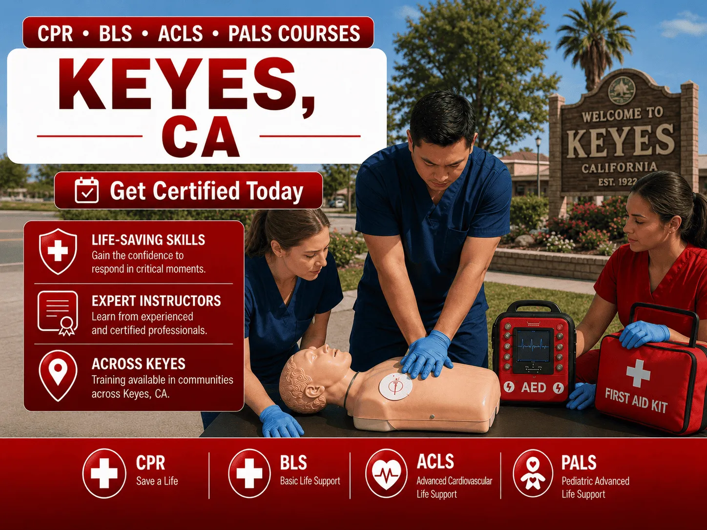 cpr bls certification courses in keyes ca