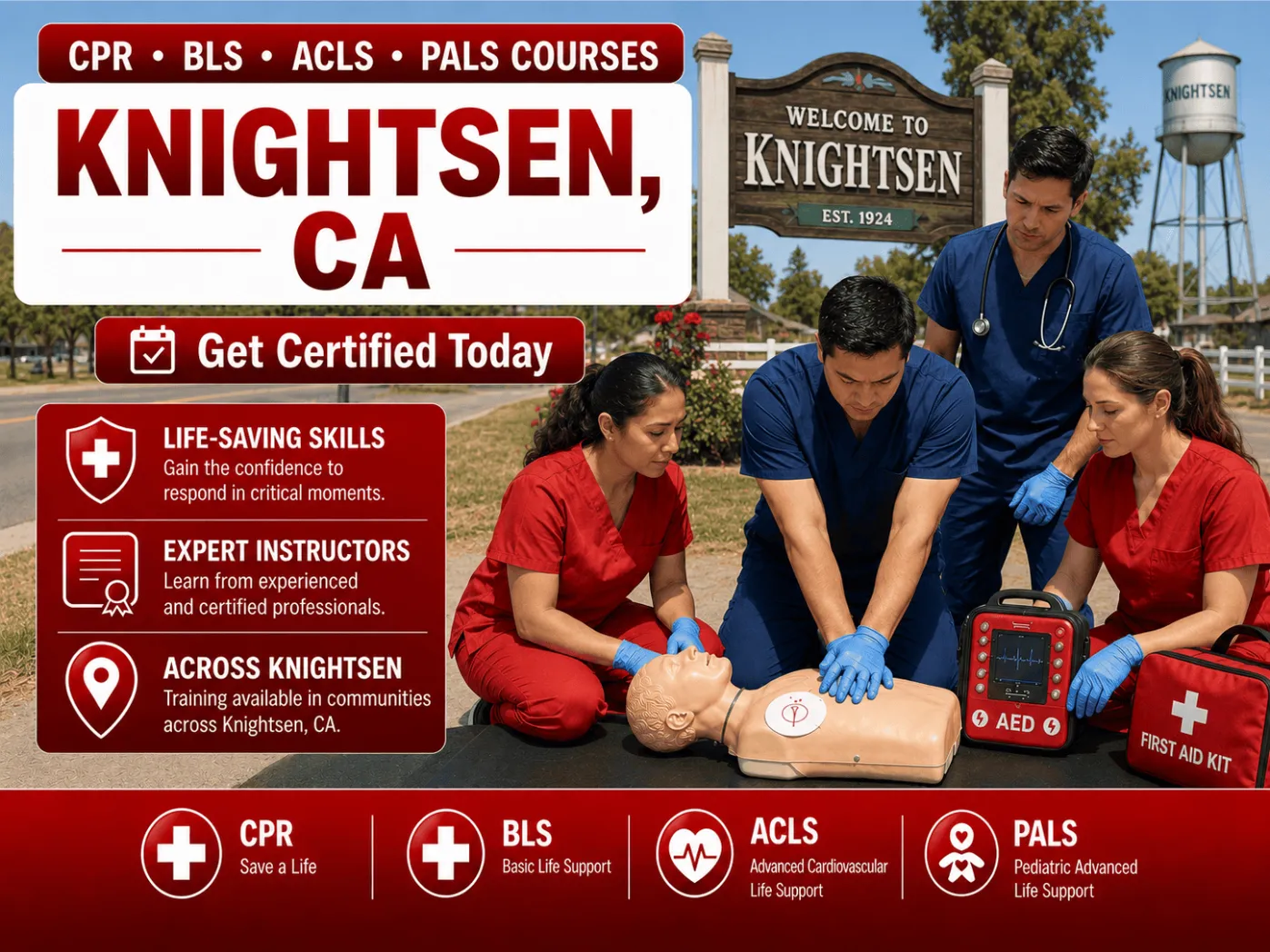 CPR, BLS, ACLS & PALS Certification Courses Near Knightsen, CA