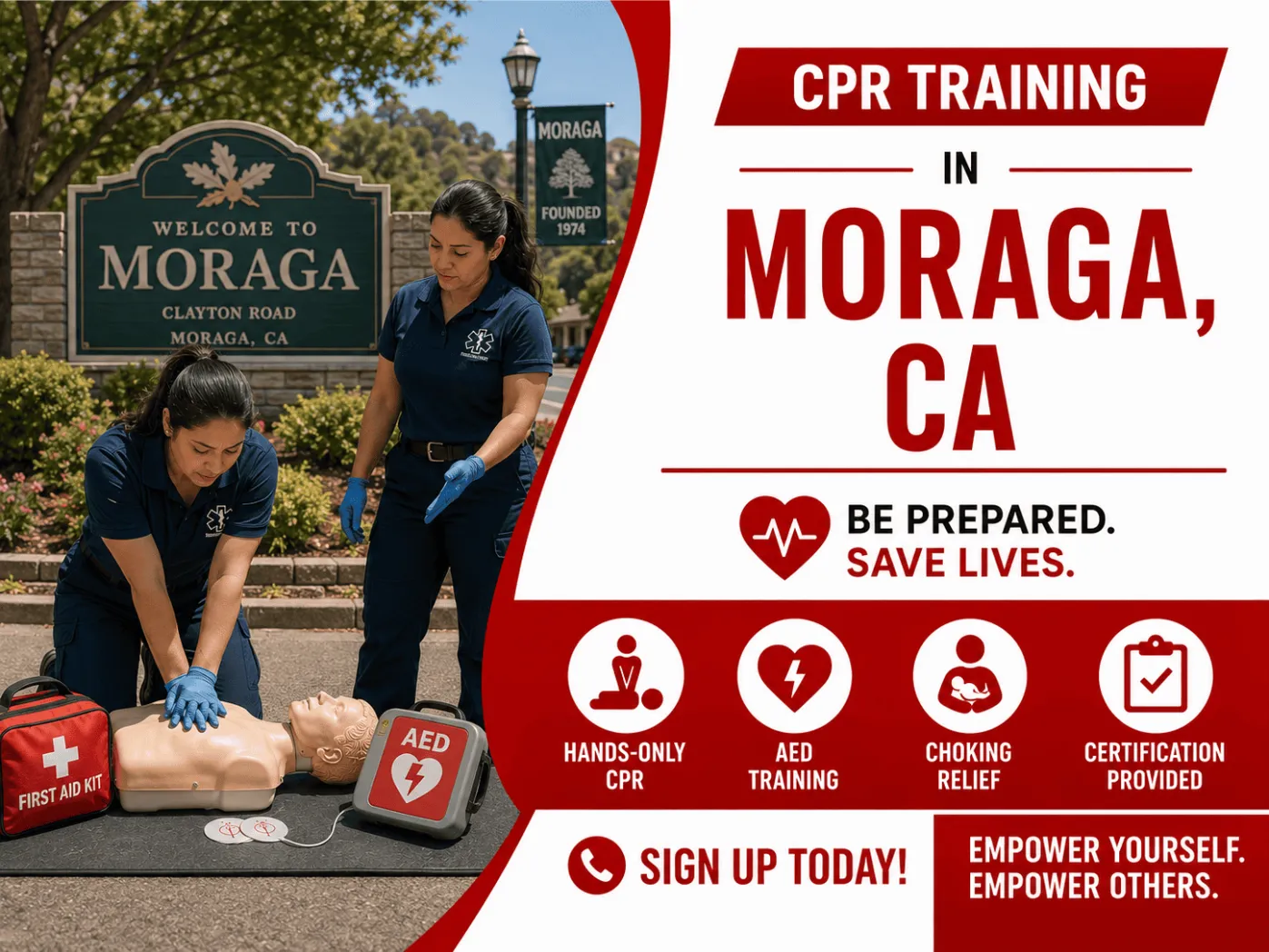 cpr bls certification courses in moraga ca