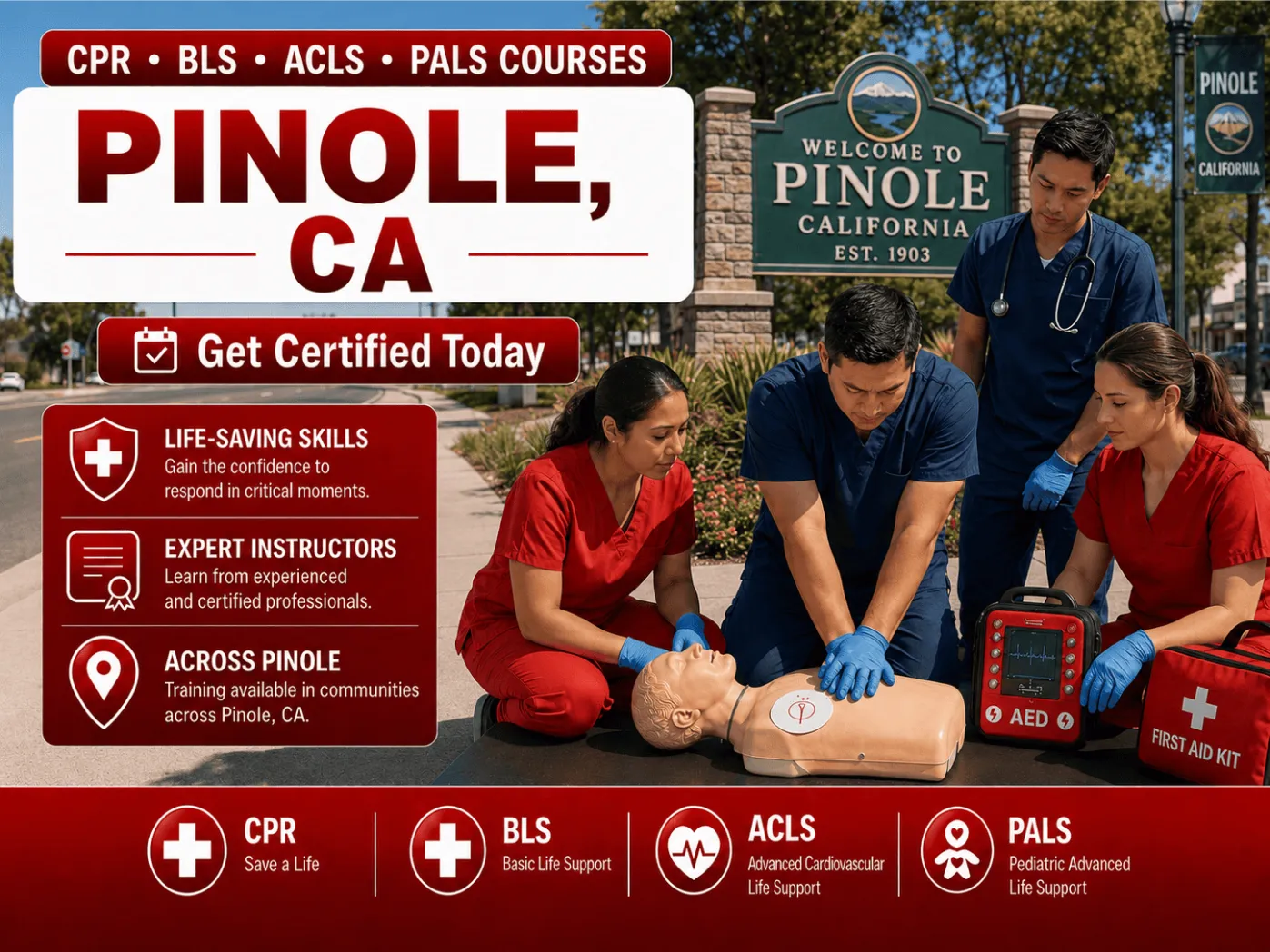cpr bls certification courses in pinole ca