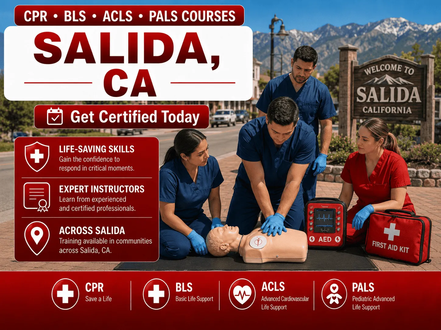 cpr bls certification courses in salida ca