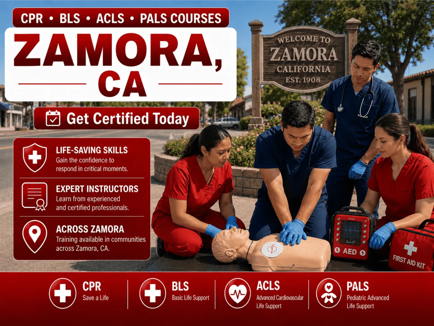 cpr bls certification courses in zamora ca